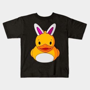 Easter Bunny Rubber Duck Kids T-Shirt